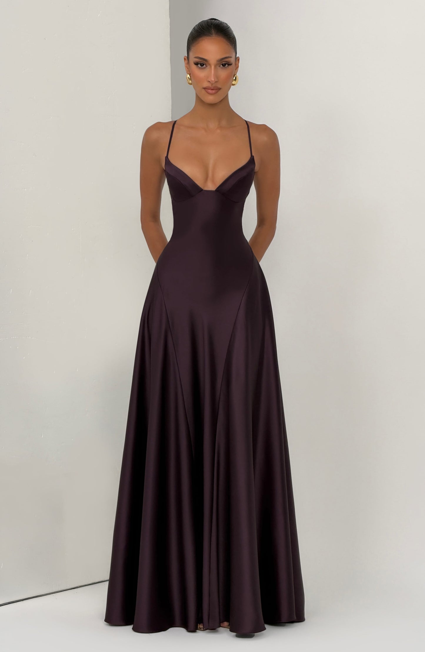 Vestido largo de verano Sophia Plum