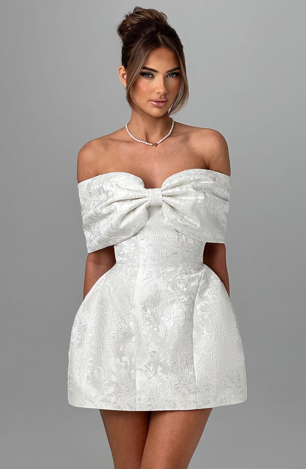 Luvrefashion | Ivory Raquel Mini Dress in XS - image 13