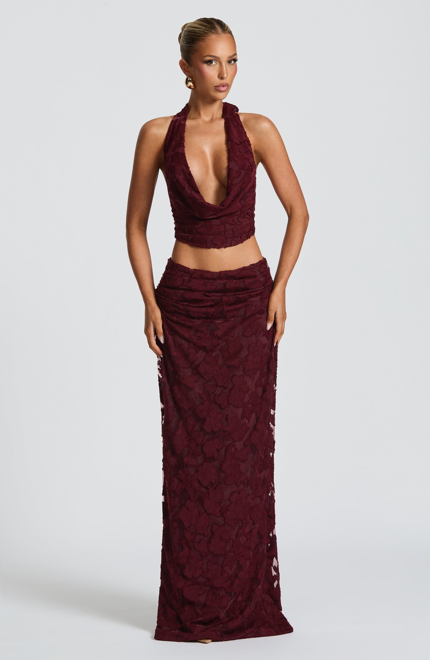 Top de verano Emma rojo cereza