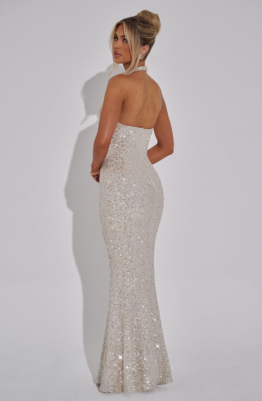 Vestido largo de verano Sophia Champagne