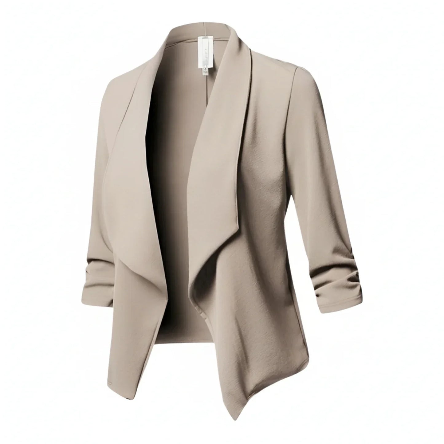 Luvrefashion | Draped Front Blazer for in Pink - image 6