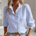 Alice | Camisa Elegante con Botones - Azul