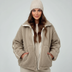 Chaqueta de forro polar Mila Classic Teddy - Marrón claro