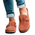 Lila | Sandalias con plantilla de corcho para mujer – Calzado de verano elegante y cómodo - Naranja