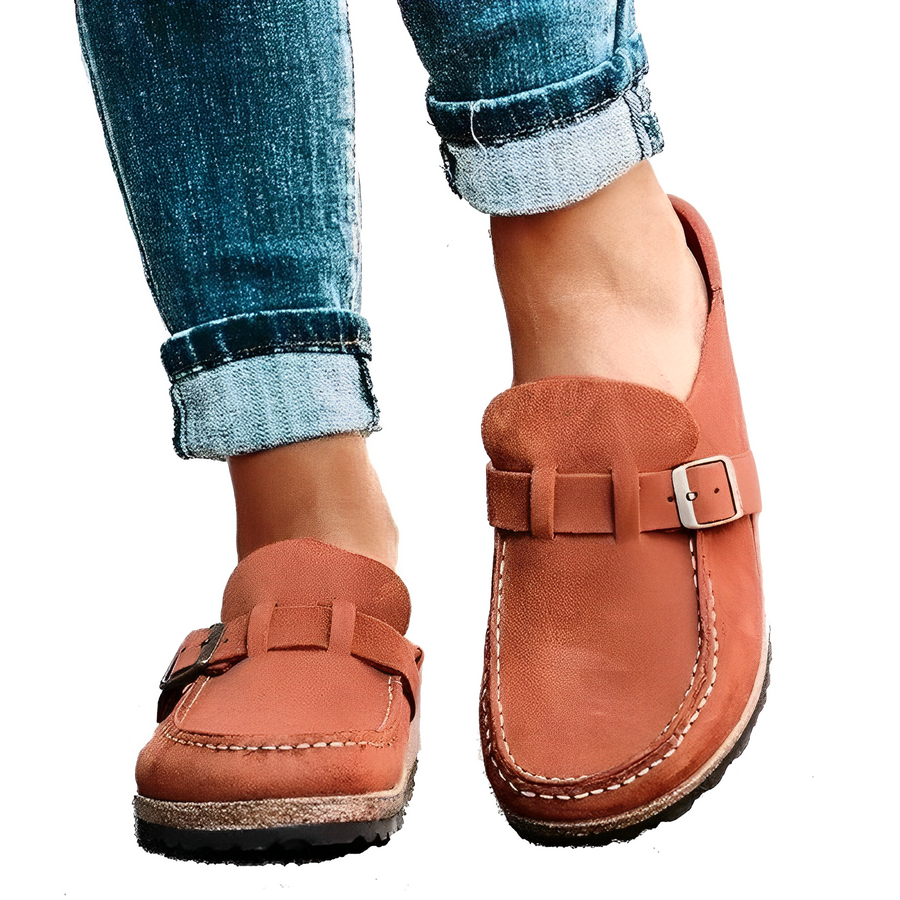 Lila | Sandalias con plantilla de corcho para mujer – Calzado de verano elegante y cómodo