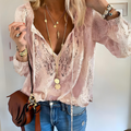 Kelly | Blusa Chic Boho con Escote Cut-Out