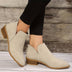 Lena | Botines de cuña de punta para mujer - Beis