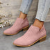 Lena | Botines de cuña de punta para mujer - Rosa