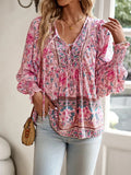 Linda | Blusa veraniega chic con estampado floral