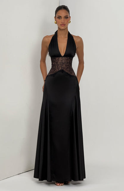 Vestido largo de verano Sophia negro