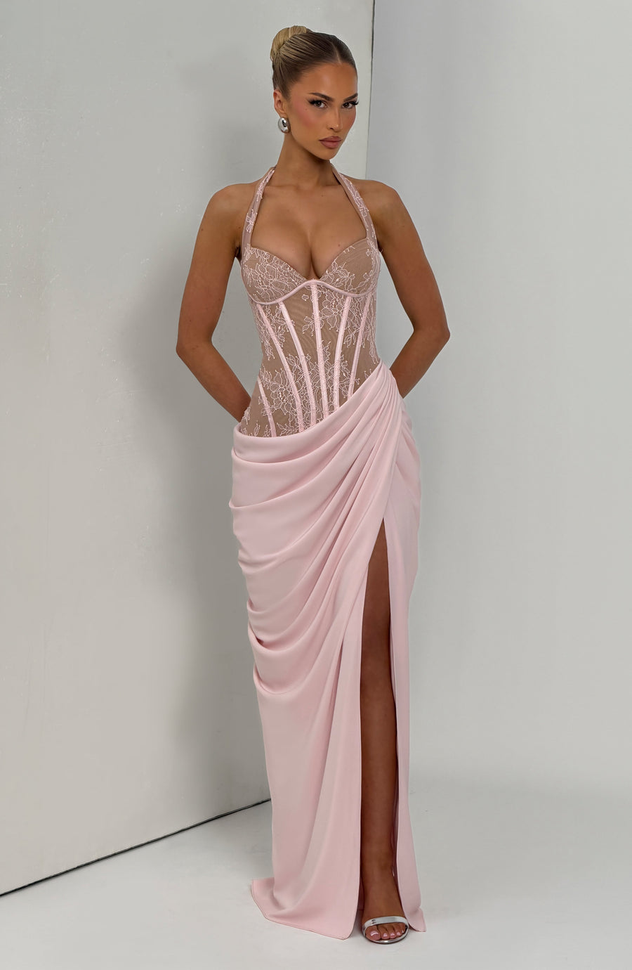 Vestido maxi de verano Sophia Blush