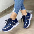 Nicolette | Zapatos elegantes con cordones para mujer con detalles metálicos