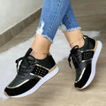 Nicolette | Zapatos elegantes con cordones para mujer con detalles metálicos