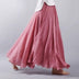 Christina | Falda Larga Bohemio - Rosa oscuro