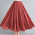 Christina | Falda Larga Bohemio - Rosa claro