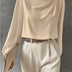Hera | Blusa Holgada Elegante para Mujer - Blanco roto