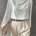 Hera | Blusa Holgada Elegante para Mujer - Blanco