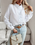 Lila | Blusa sofisticada con volantes para mujer