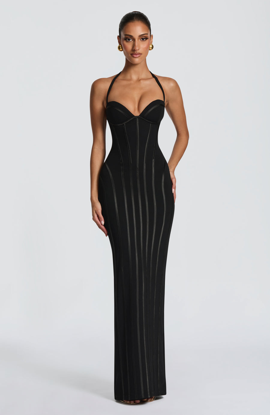 Vestido largo de verano Sophia negro