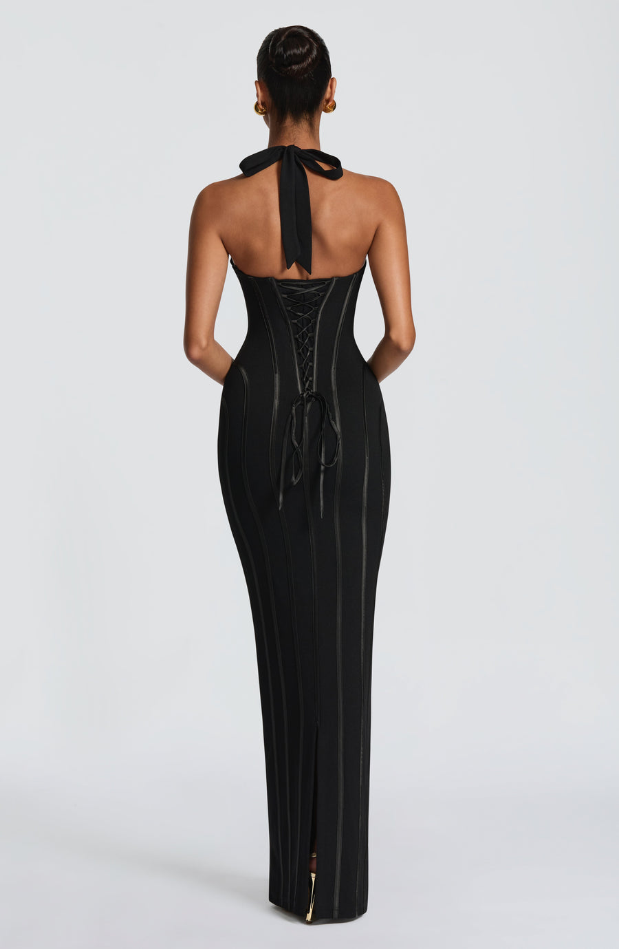 Vestido largo de verano Sophia negro