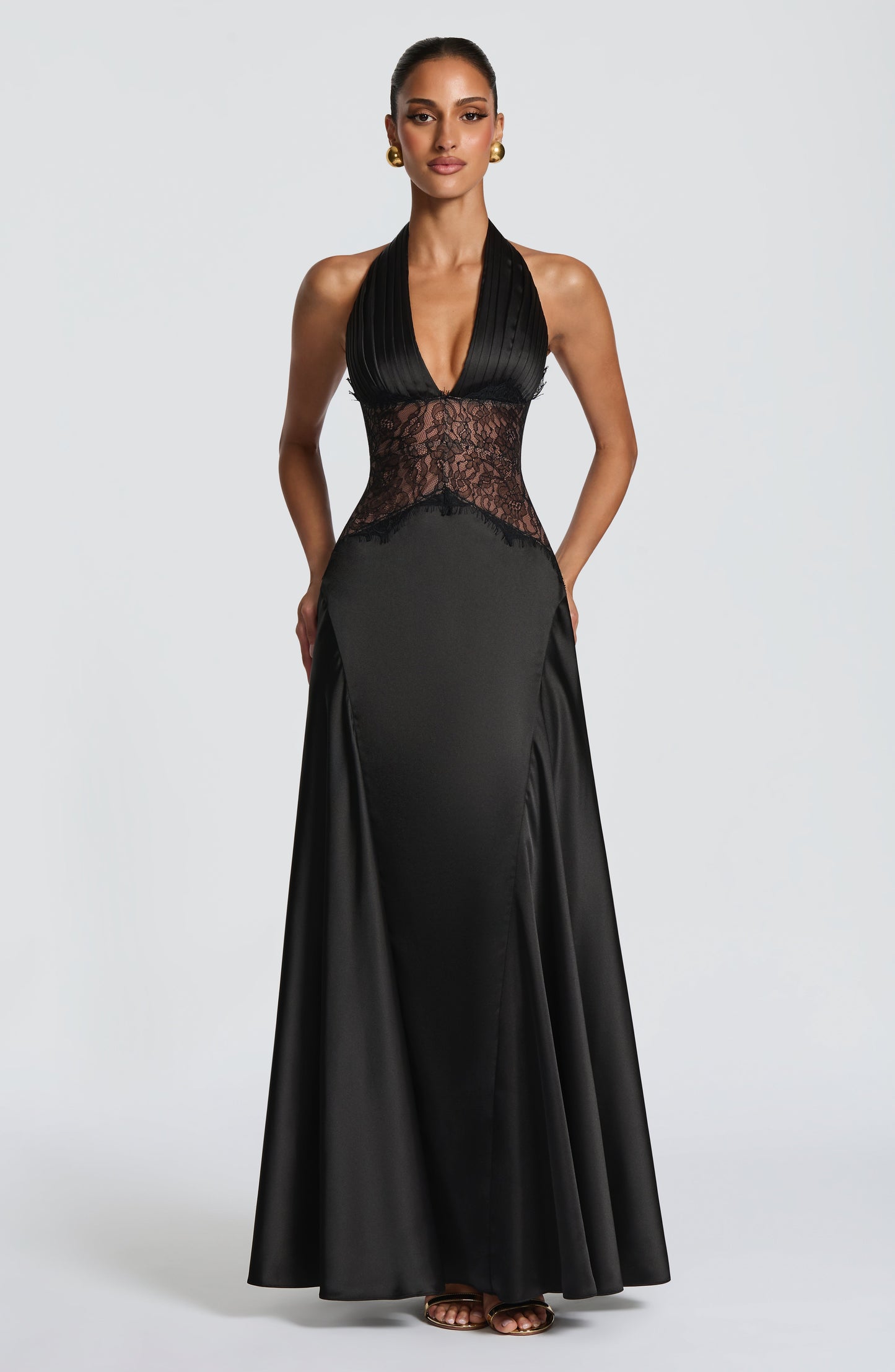 Vestido largo de verano Sophia negro