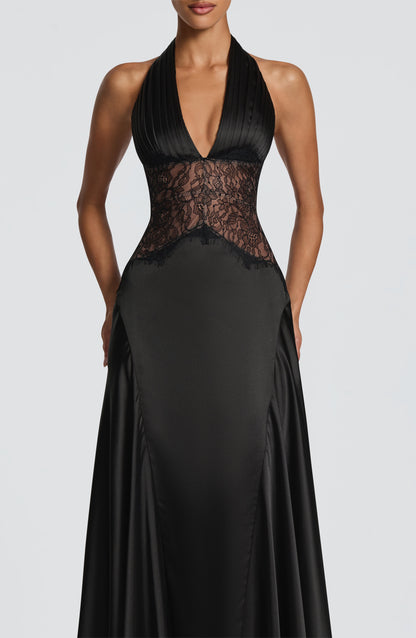 Vestido largo de verano Sophia negro
