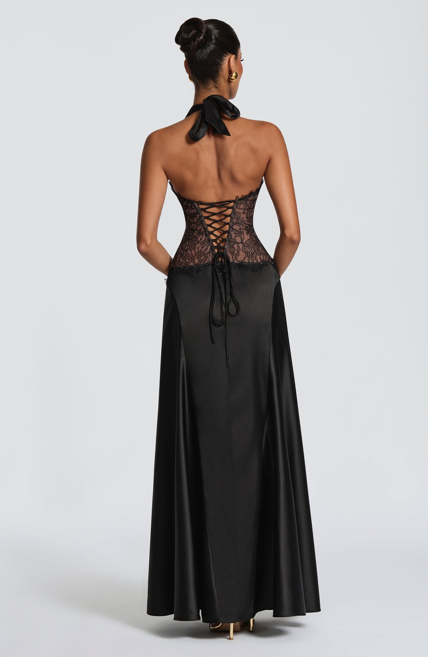 Vestido largo de verano Sophia negro