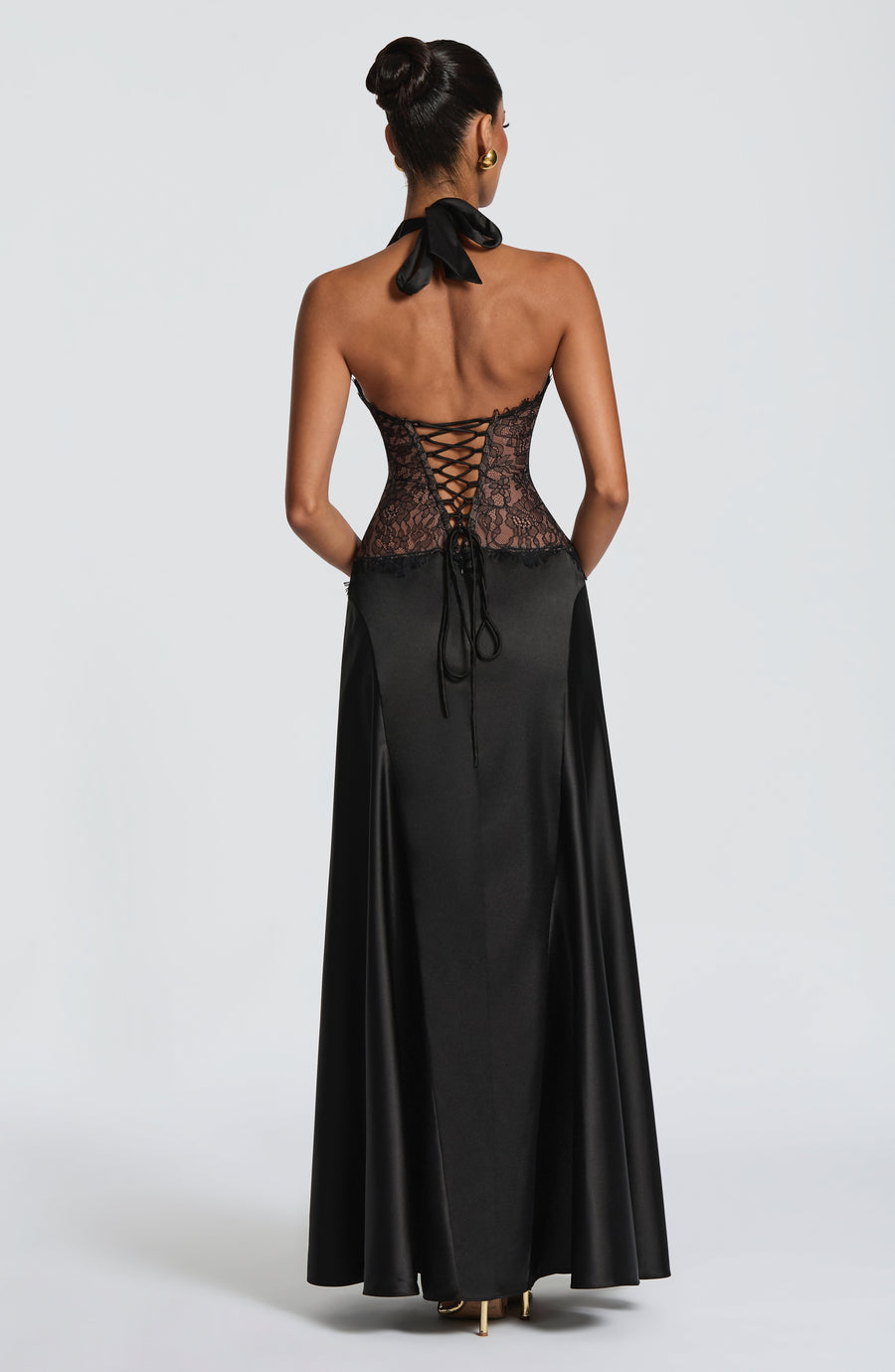 Vestido largo de verano Sophia negro