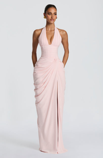 Vestido veraniego largo Sophia Blush