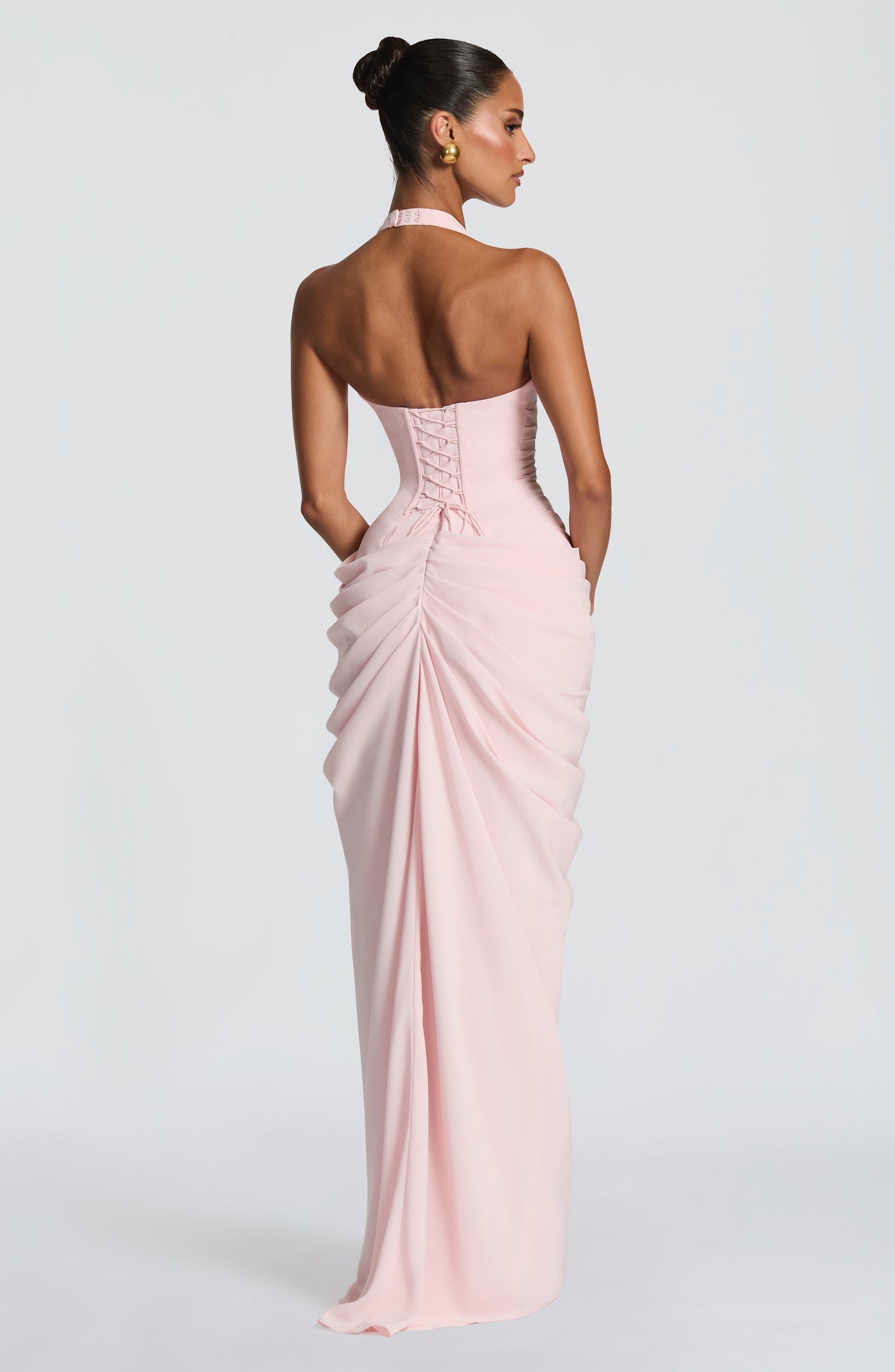 Vestido veraniego largo Sophia Blush