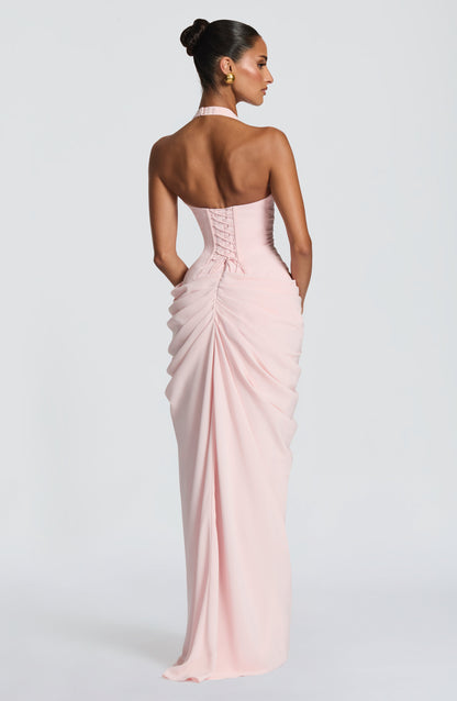 Vestido veraniego largo Sophia Blush
