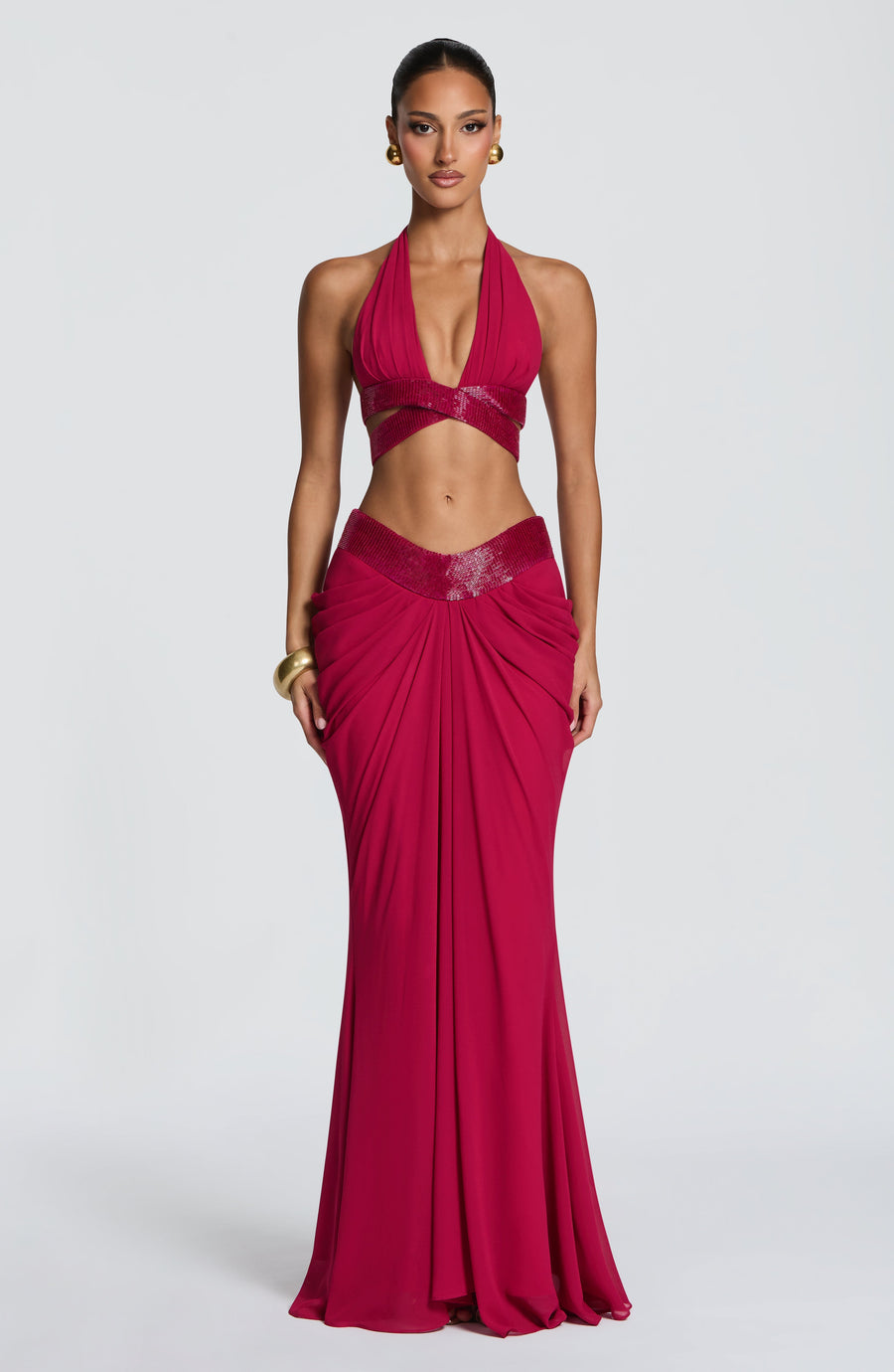 Bralette Emily de encaje de frambuesa