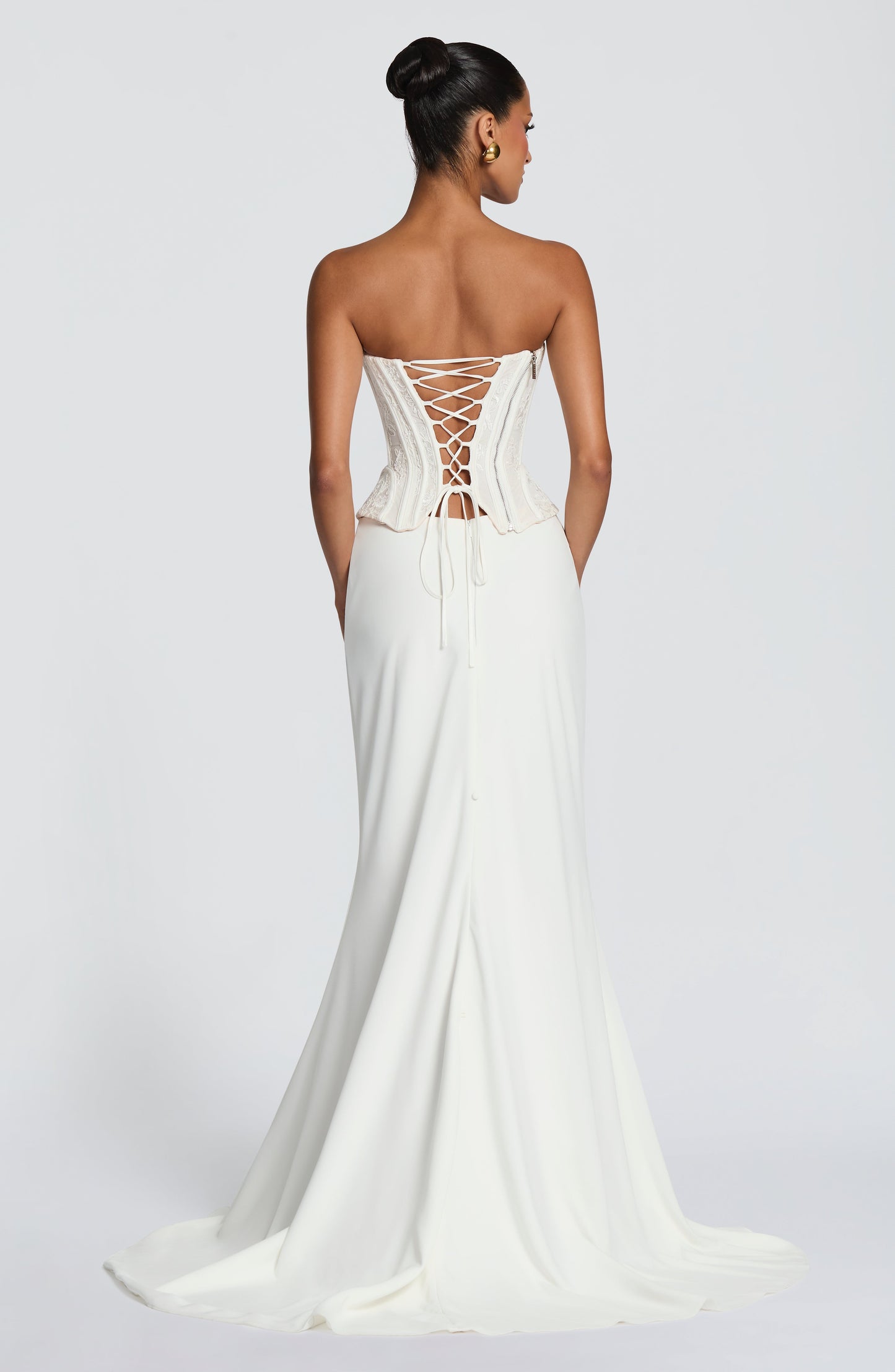 Vestido corsé Sophia Ivory