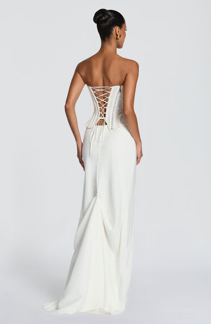 Vestido corsé Sophia Ivory