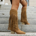 Lena | Botines vaqueros de mujer con flecos