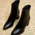 Lena | Elegantes botines de tacón para mujer - Negro