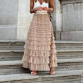 Theresa | Elegante falda midi de tul para mujer