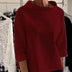 Diane | Escote alto - Rojo vino