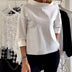 Diane | Escote alto - Blanco