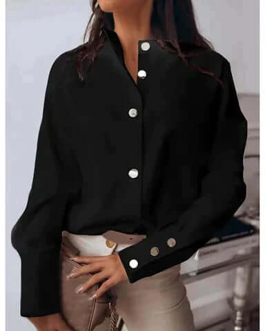 Luvrefashion | Daphne Timeless & Sophisticated Blouse for Every Occasion in White - styled look