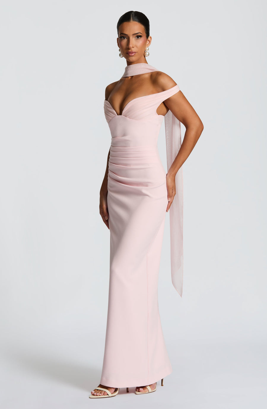 Vestido de verano largo Sophia Blush