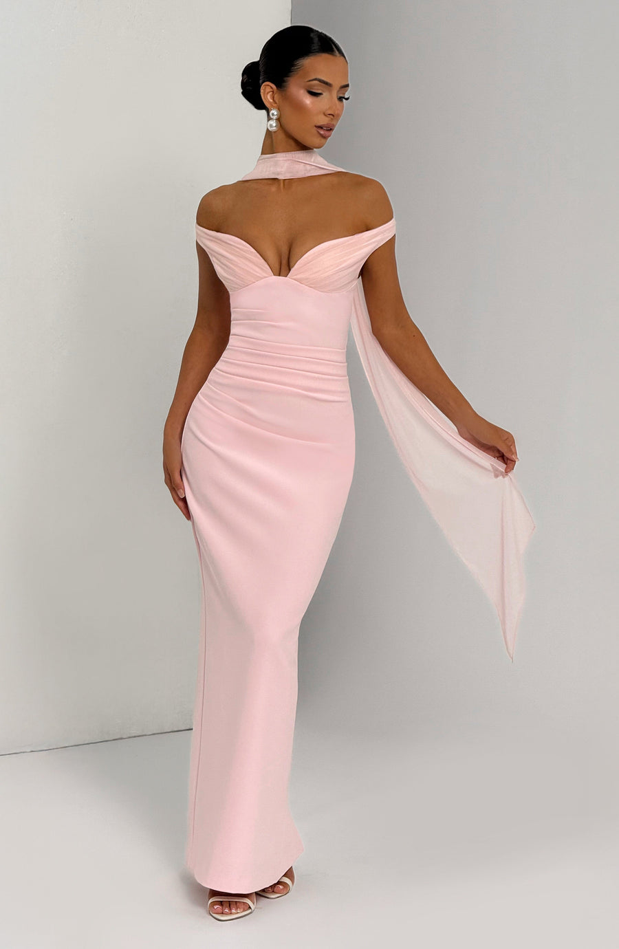 Vestido de verano largo Sophia Blush