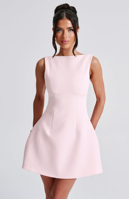 Minivestido Sophia Blush - Vestido lindo de verano