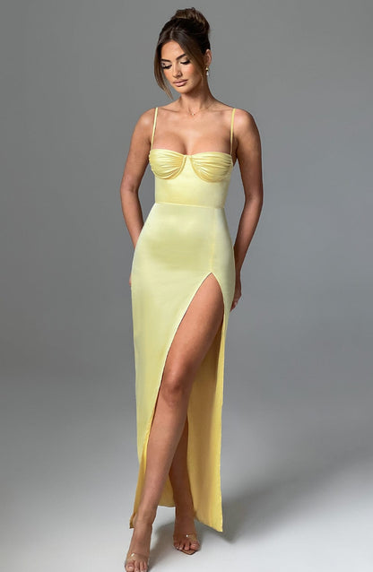 Vestido de verano largo Sophia Lemon
