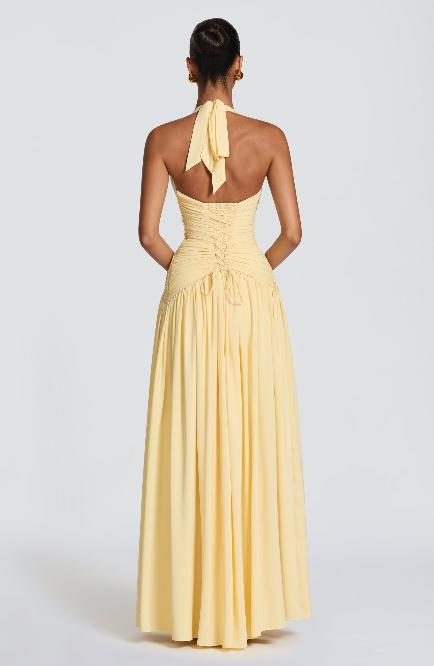 Vestido maxi de verano Chloe Lemon