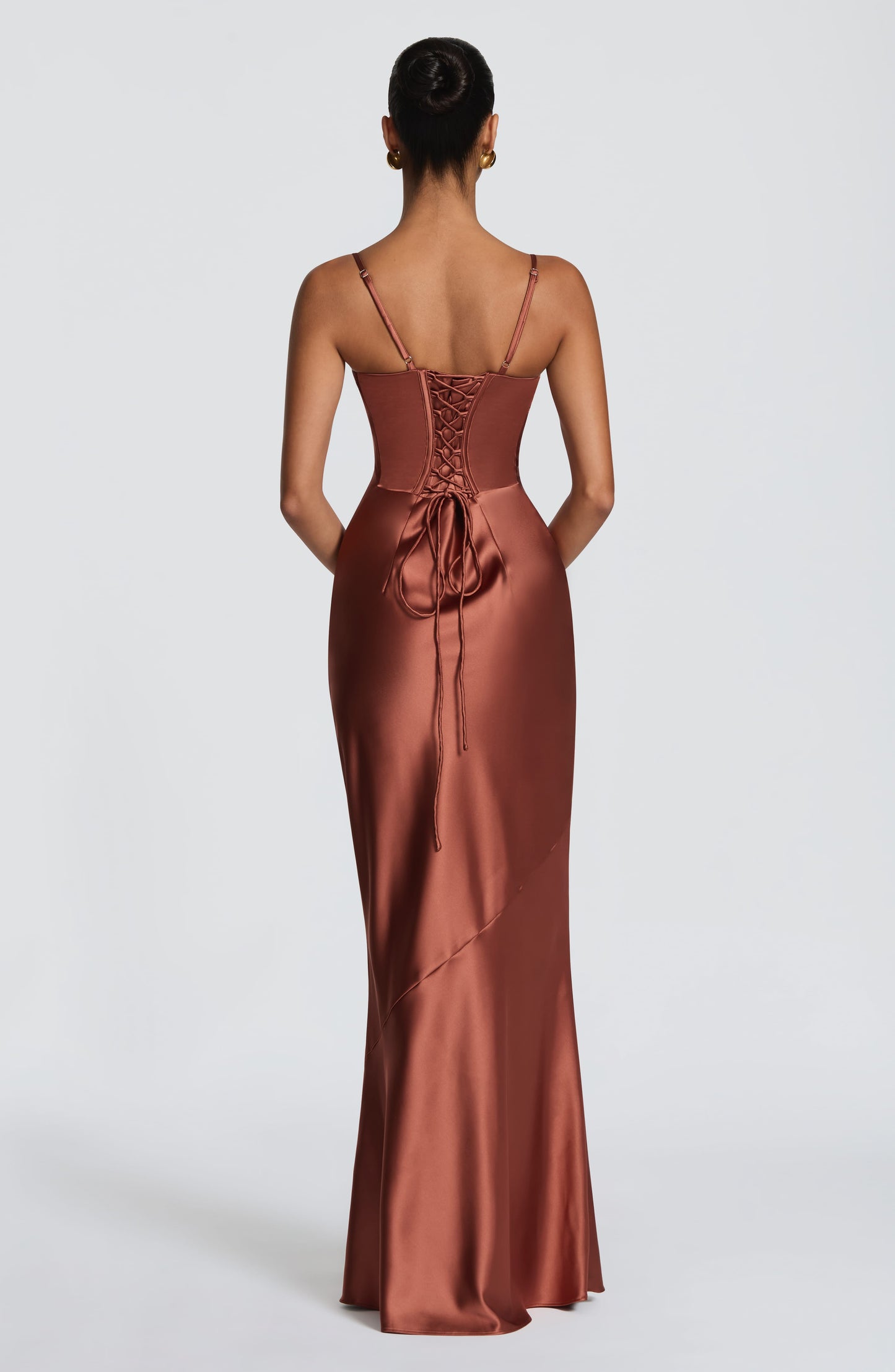 Vestido maxi de verano Chloe Rust