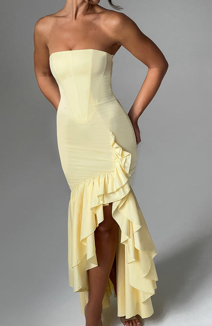 Vestido veraniego largo Sophia Lemon