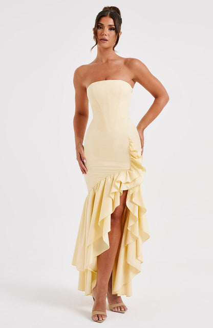 Vestido veraniego largo Sophia Lemon