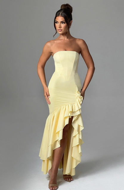 Vestido veraniego largo Sophia Lemon