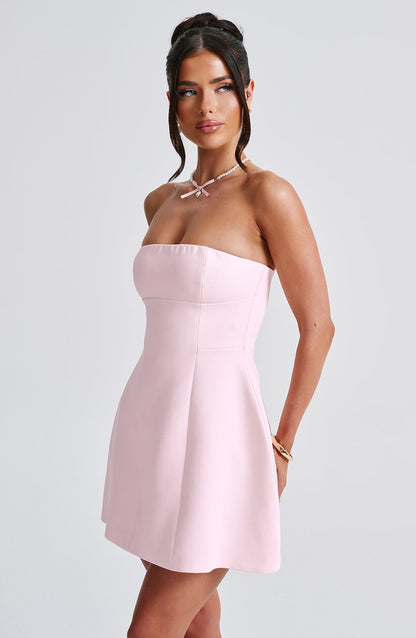 Minivestido Chloe Blush - Moda de verano linda
